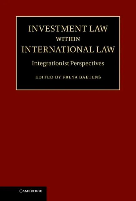 Investment Law within International Law