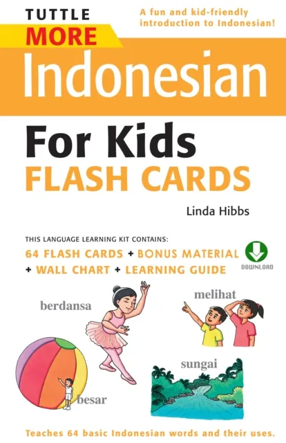 Tuttle More Indonesian for Kids Flash Cards