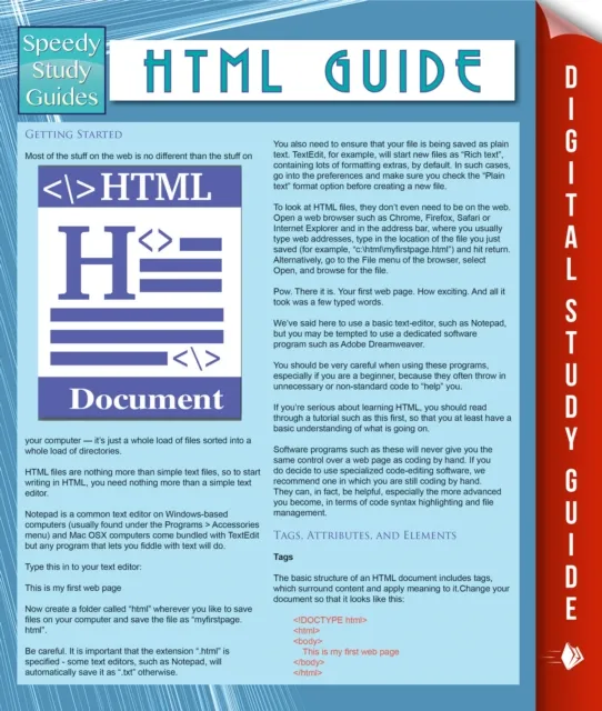 HTML Guide (Speedy Study Guides)