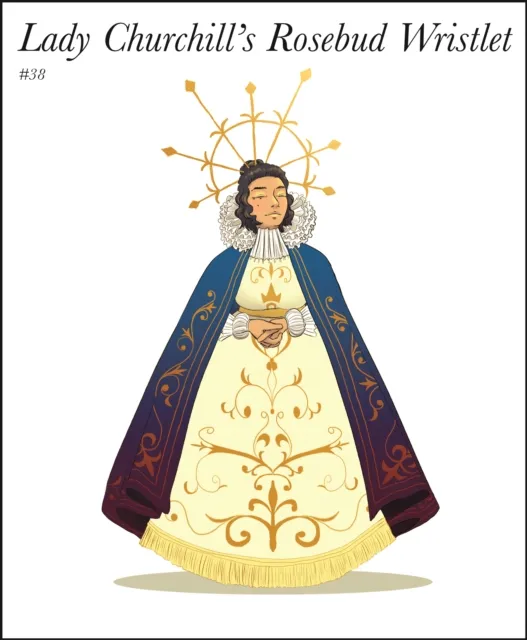 Lady Churchill's Rosebud Wristlet No. 38