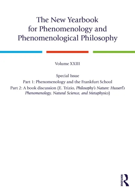 New Yearbook for Phenomenology and Phenomenological Philosophy