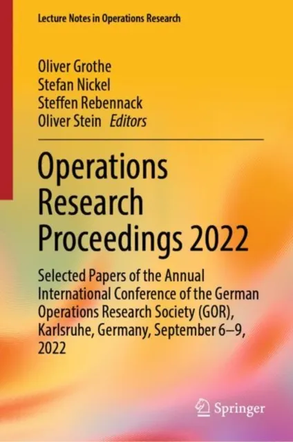 Operations Research Proceedings 2022