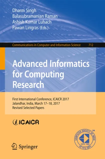 Advanced Informatics for Computing Research