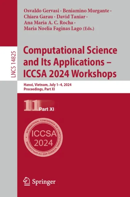 Computational Science and Its Applications - ICCSA 2024 Workshops