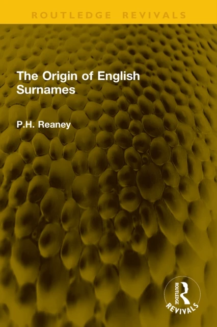 Origin of English Surnames