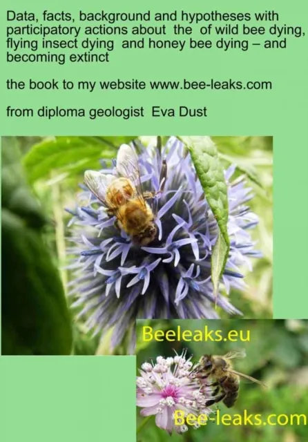 Data, facts, background and hypotheses with participatory actions about  the  of wild bee dying, flying insect dying  and honey bee dying - and becoming extinct